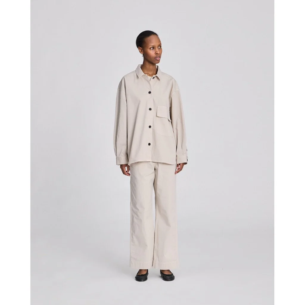 Pauline Stretched Twill Shirt Grey 4.jpg