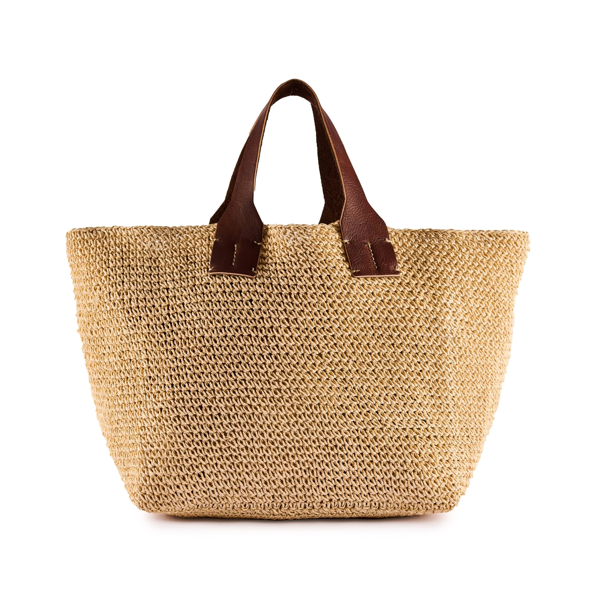Natural Handmade Raffia Carryall, by ViaMailBag 1.jpg