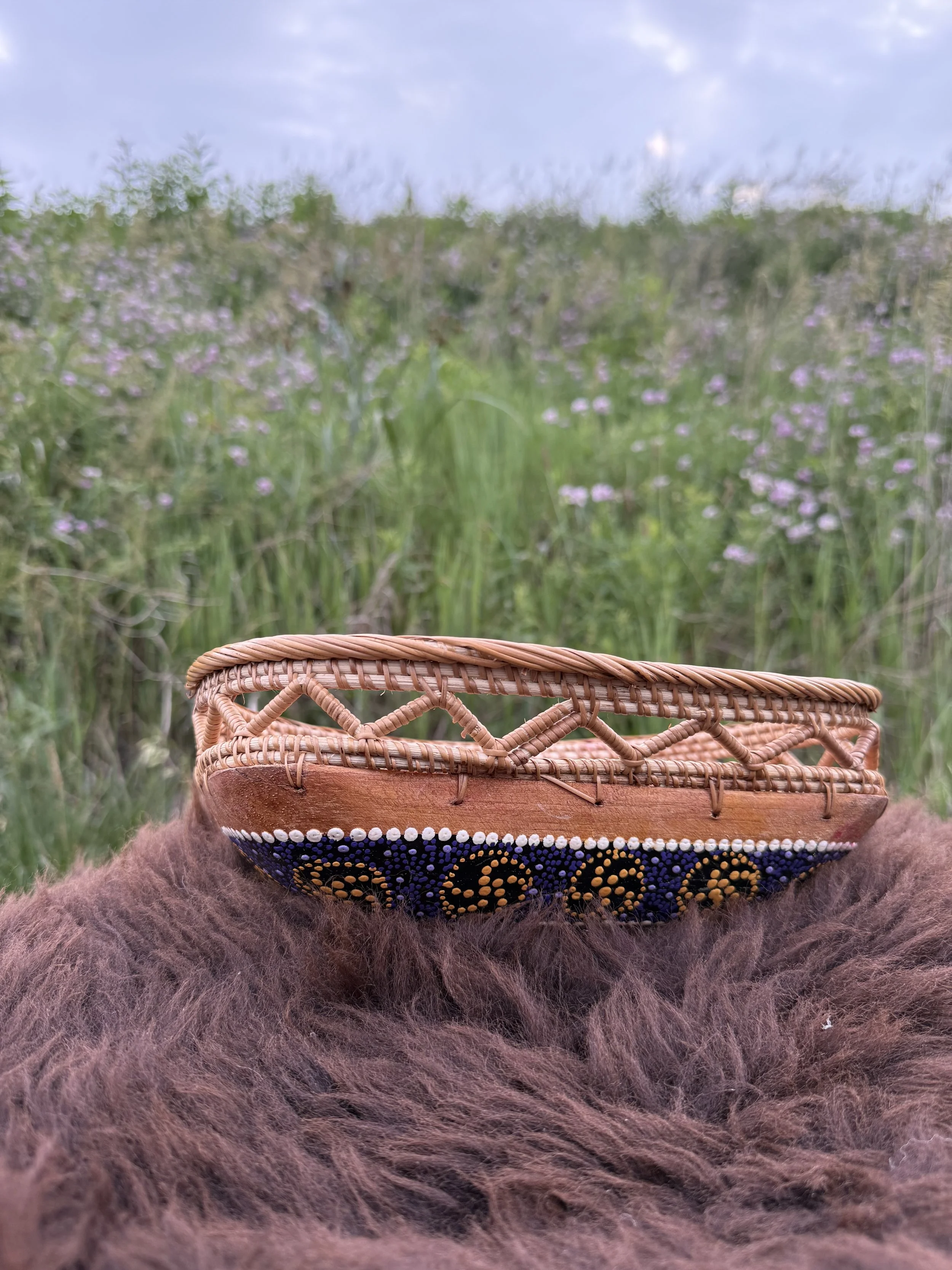 Aboriginal Australian Art Basket 3.jpg