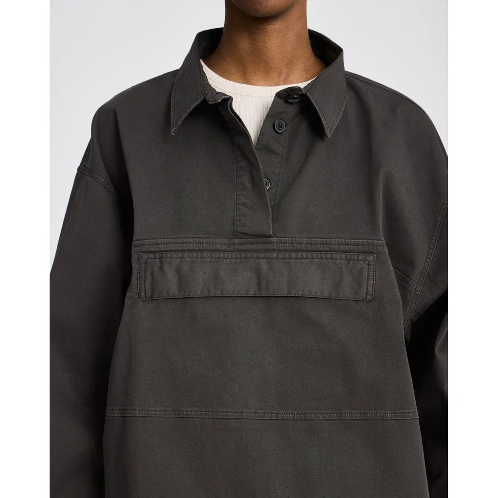 Ingrid Stretched Twill Anorak Black 3.jpg