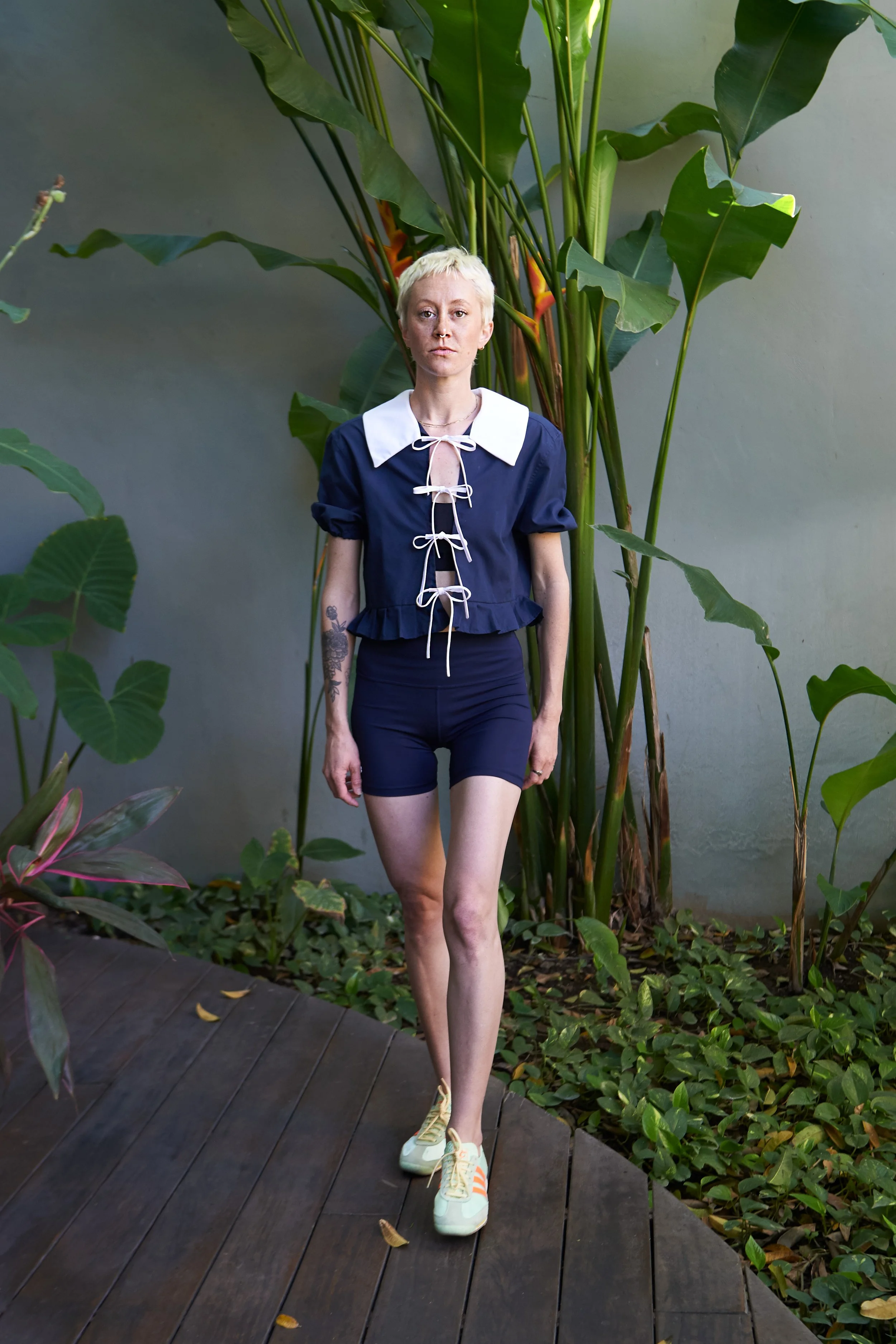 Little Navy Reworked Shirt, by Vernaculo