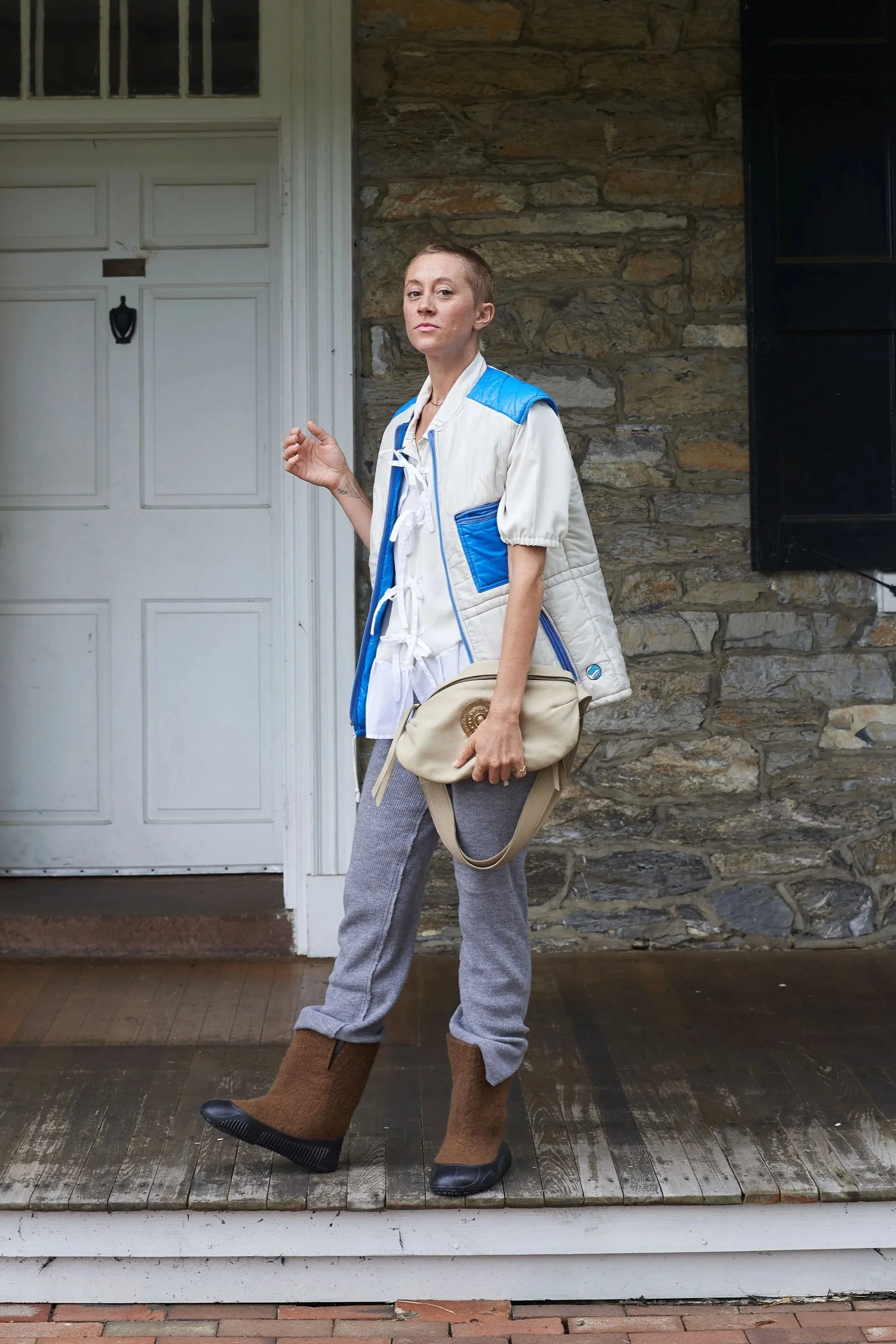 Vintage Reversible Ski Vest, by Samas