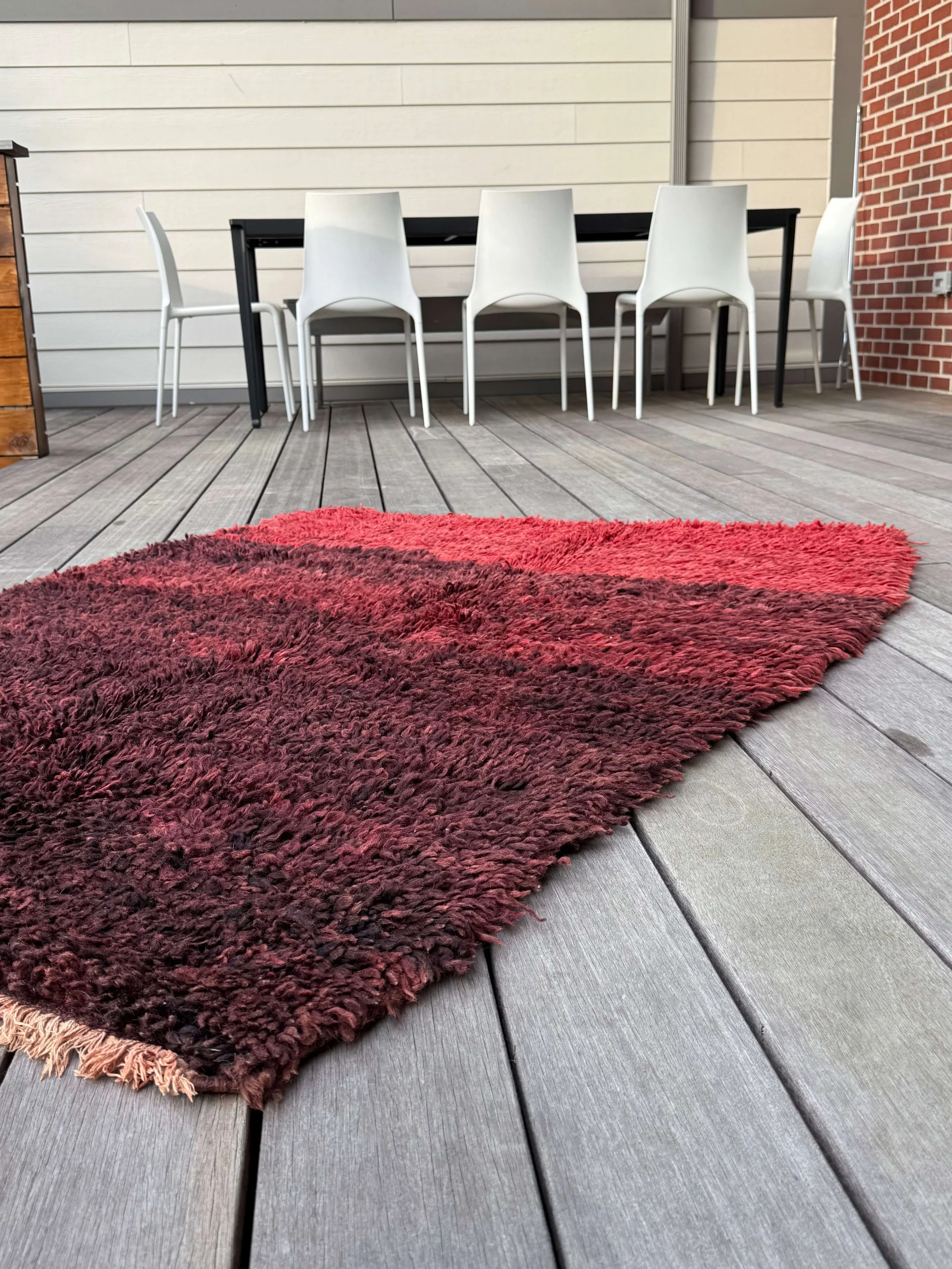 Moroccan Berber Berry Rug, Vintage Collection