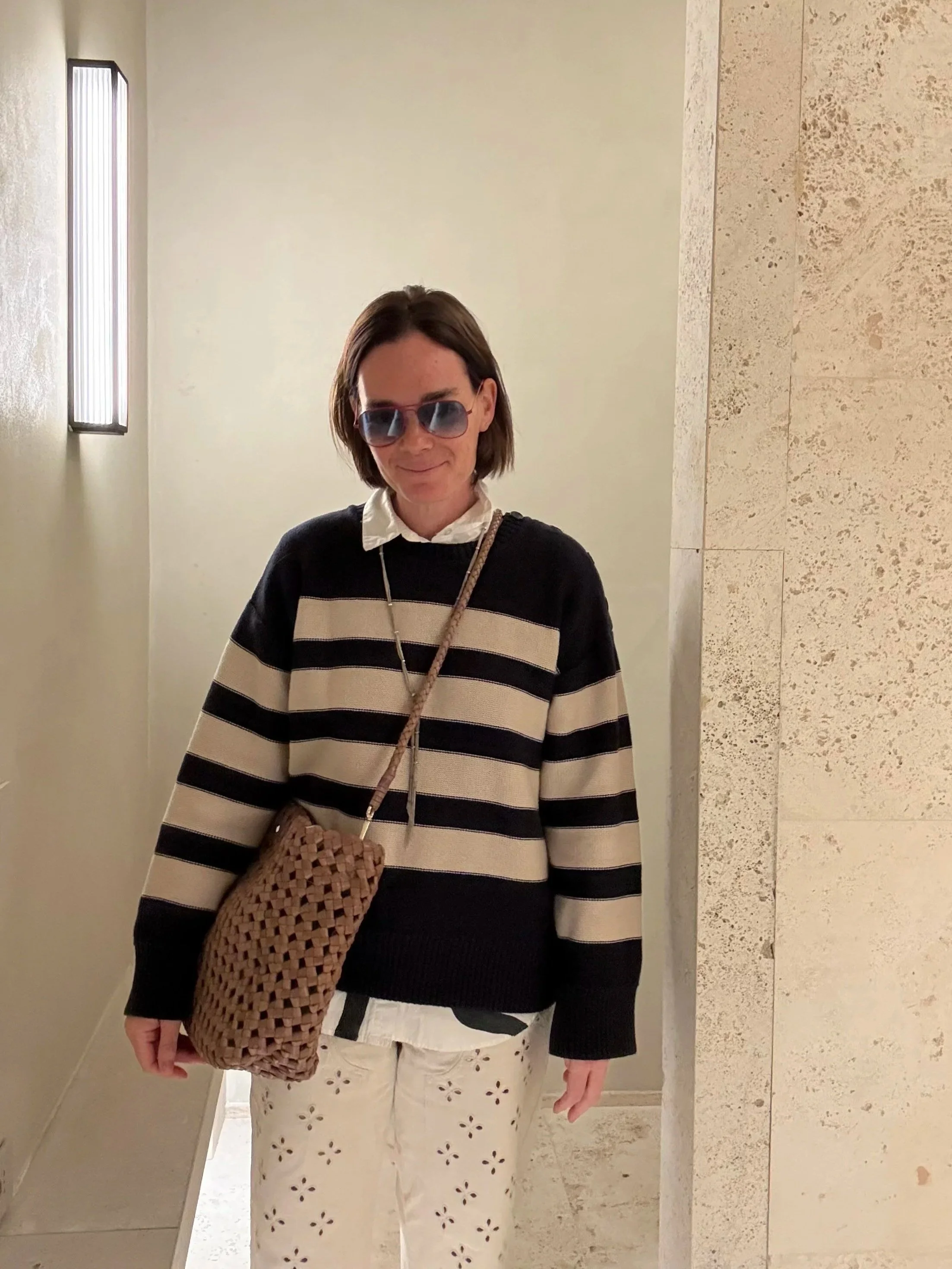 Mondrian Taupe Bag, by Vipera