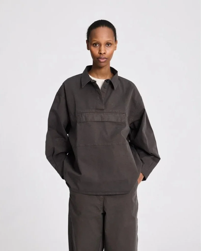 Ingrid Stretched Twill Anorak, by Gai + Lisva