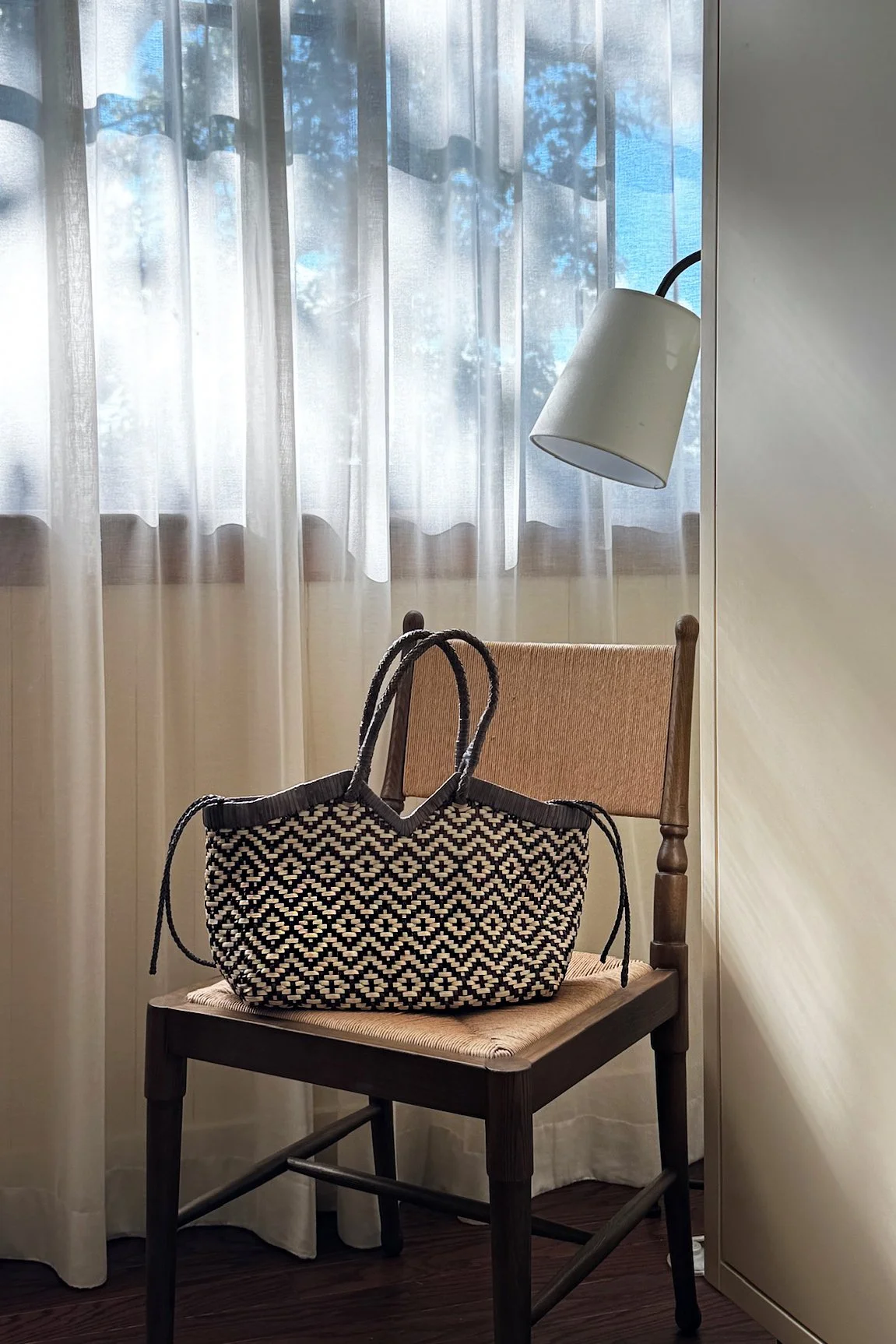 Crudelia Ivory Flowered Tote, by Vipera