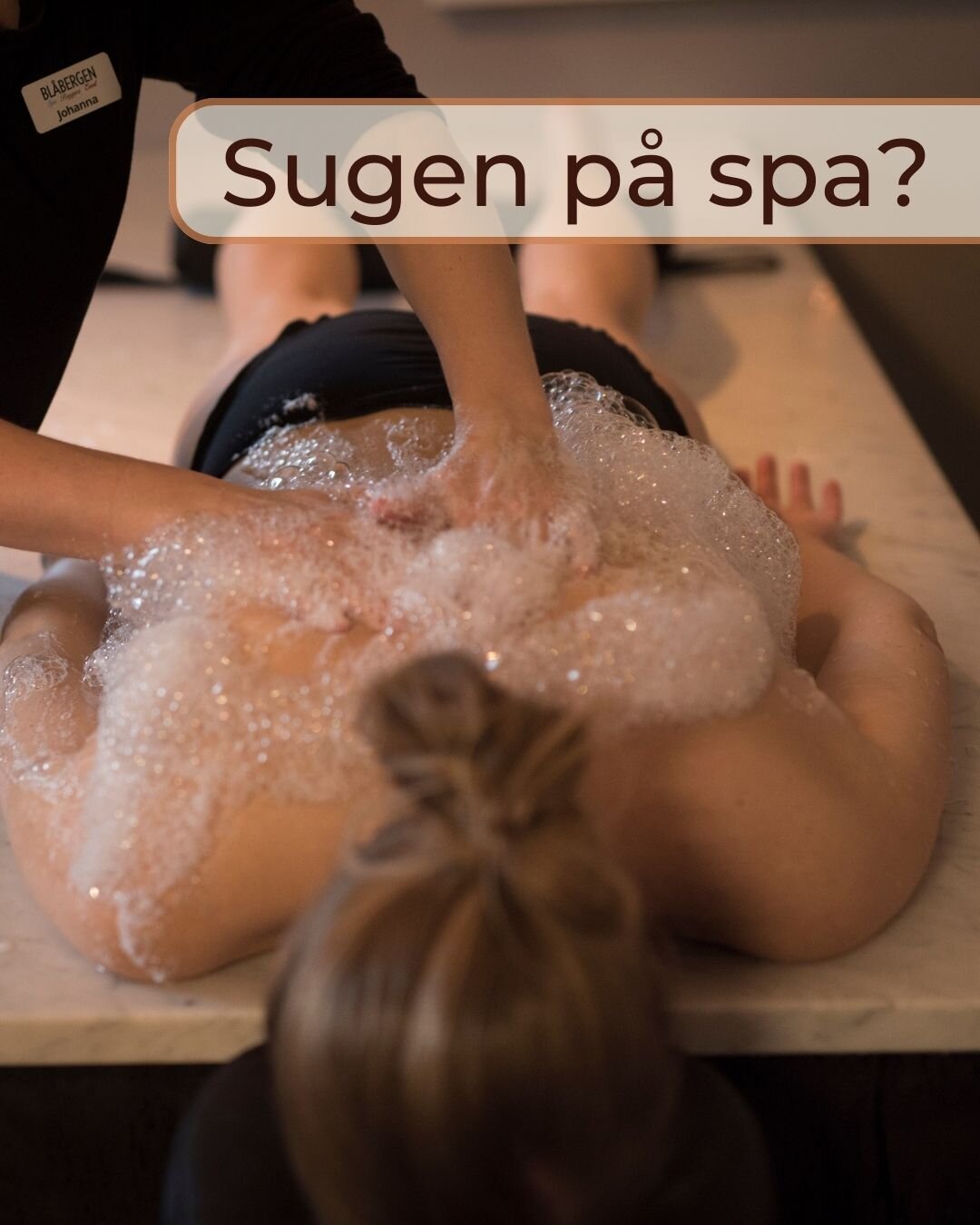 Unna dig en sk&ouml;n stund i v&aring;rt spa p&aring; Bl&aring;bergen✨💦

Hos oss njuter du av det lantliga lugnet vid foten av de bl&aring; bergen.🙏
Vi erbjuder bland annat olika typer av massage, bad i vedeldad badtunna och bastu med kallbad.

V&a