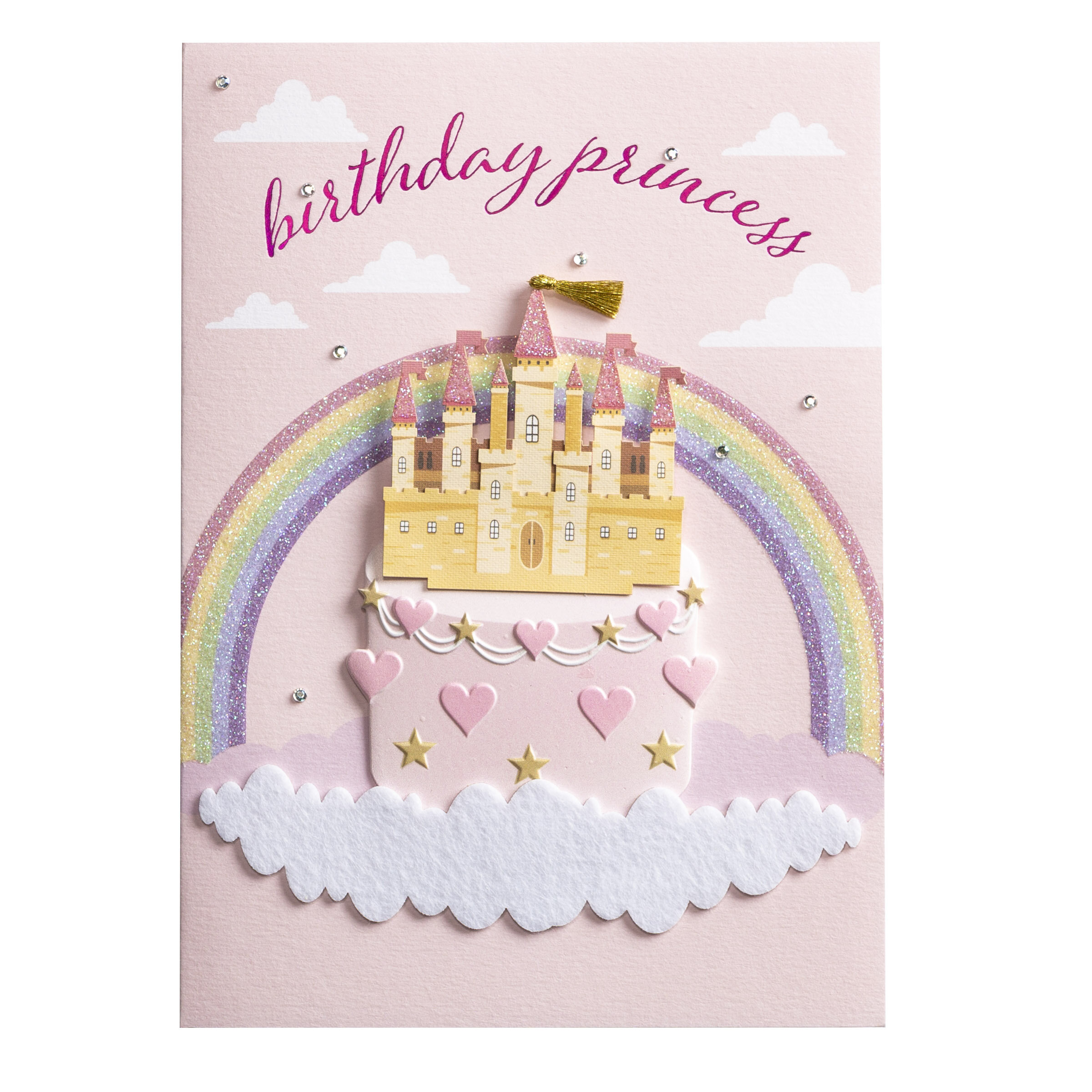 Buy Princess Cake Birthday Card — Larkwood Studio Buy Stationery and ...