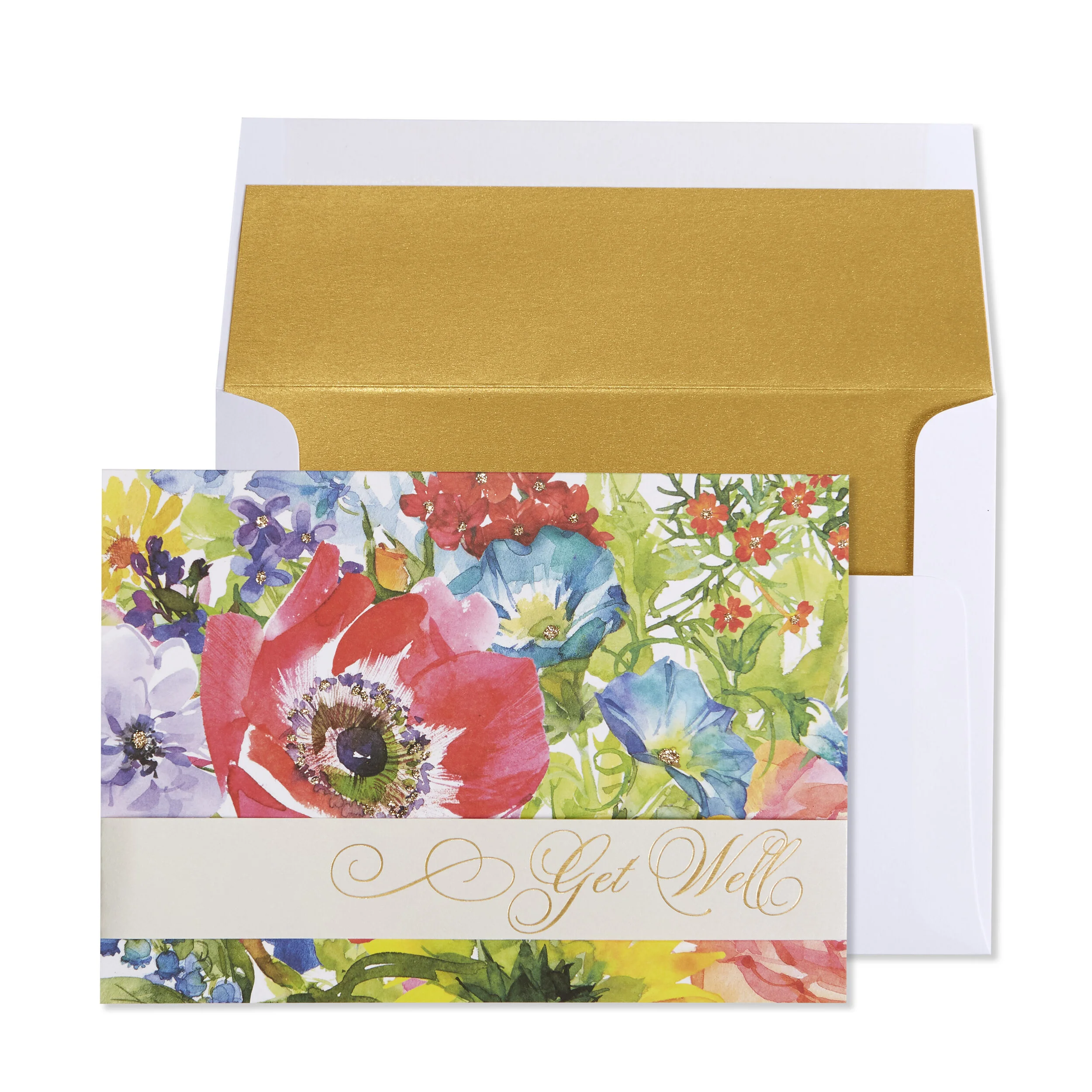 DieCut Tea Cup Get Well Soon Card — Larkwood Studio Buy Stationery and