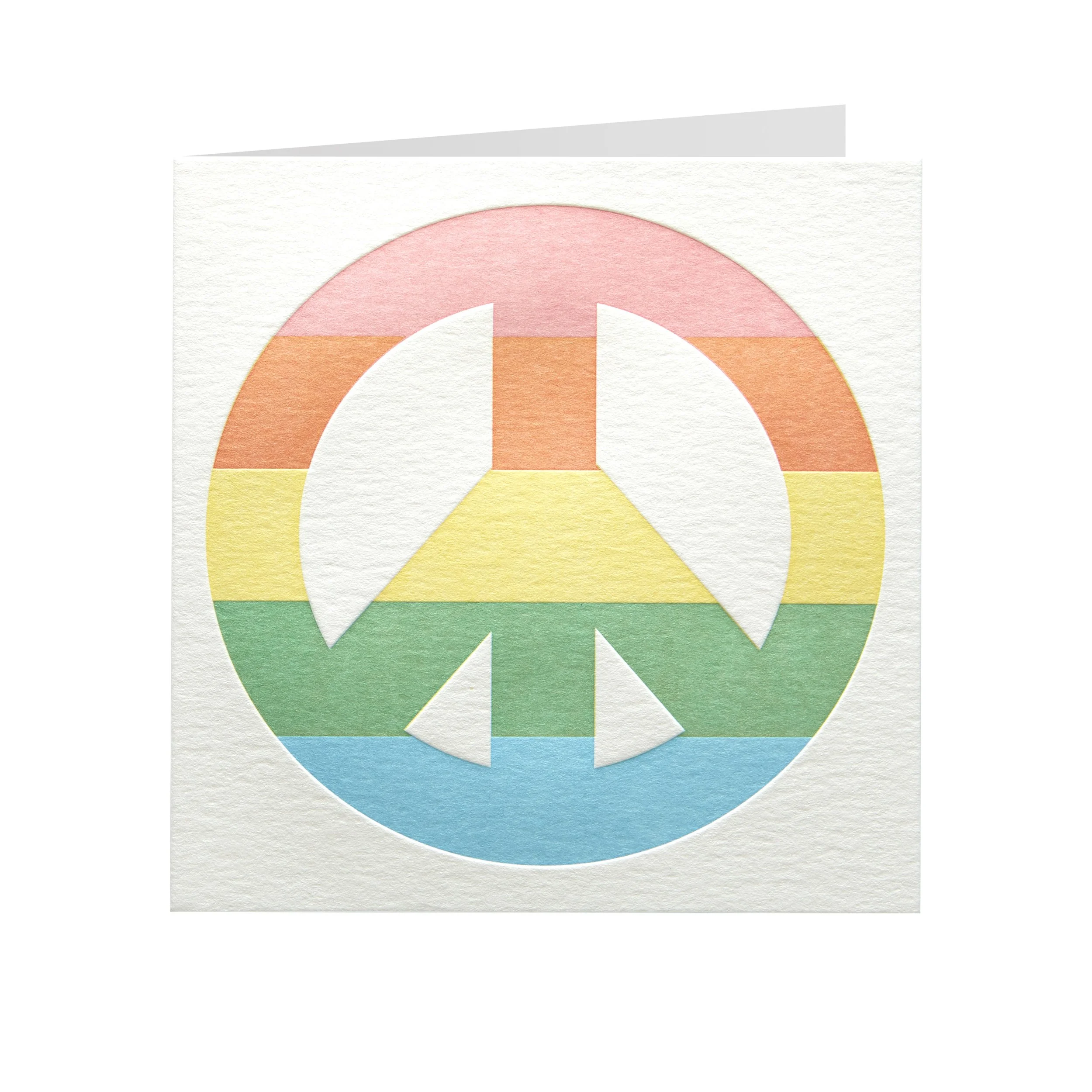 Peace Sign Blank Card — Larkwood Studio Buy Stationery and Greeting