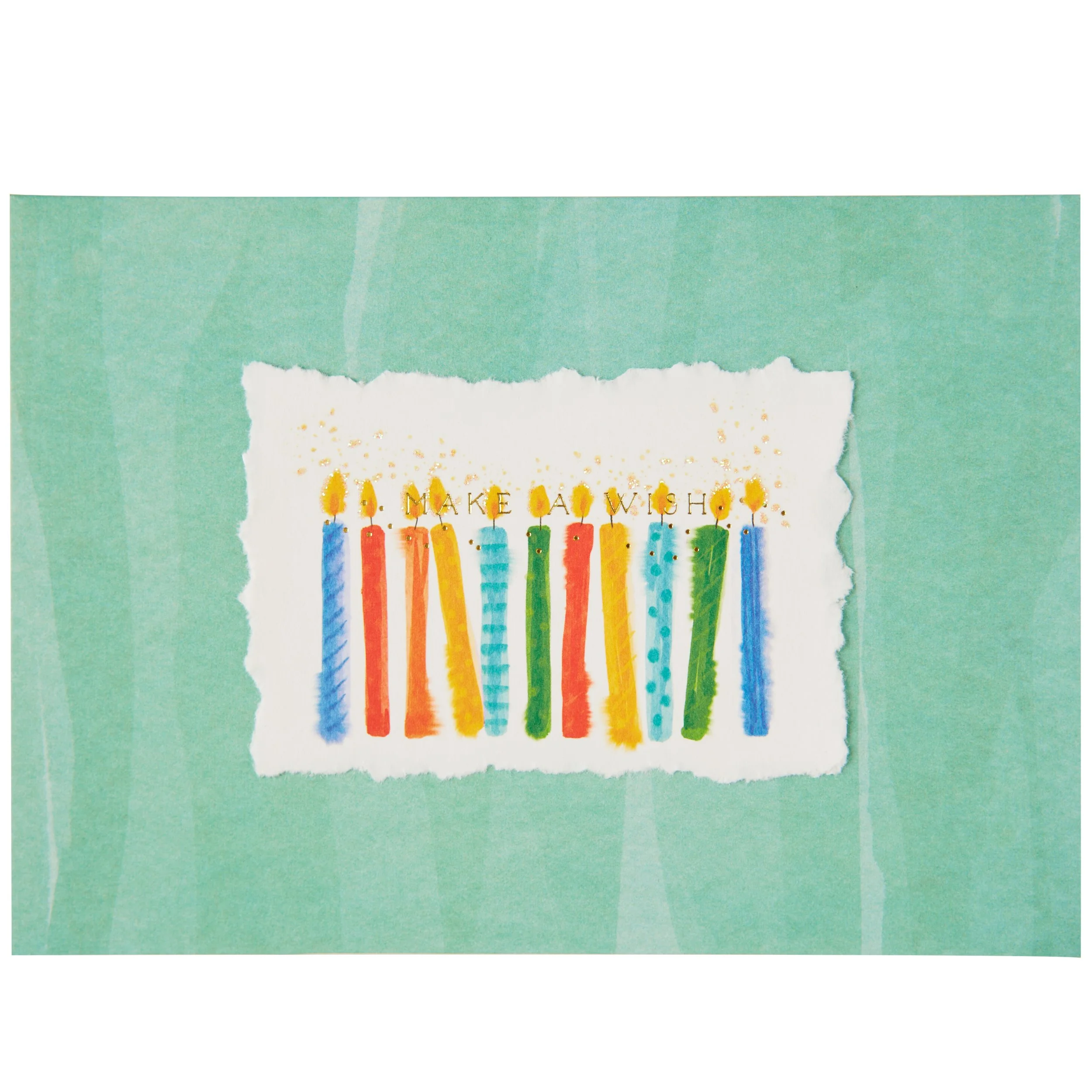 Row of Candles Birthday Card by NIQUEA.D from larkwood studio