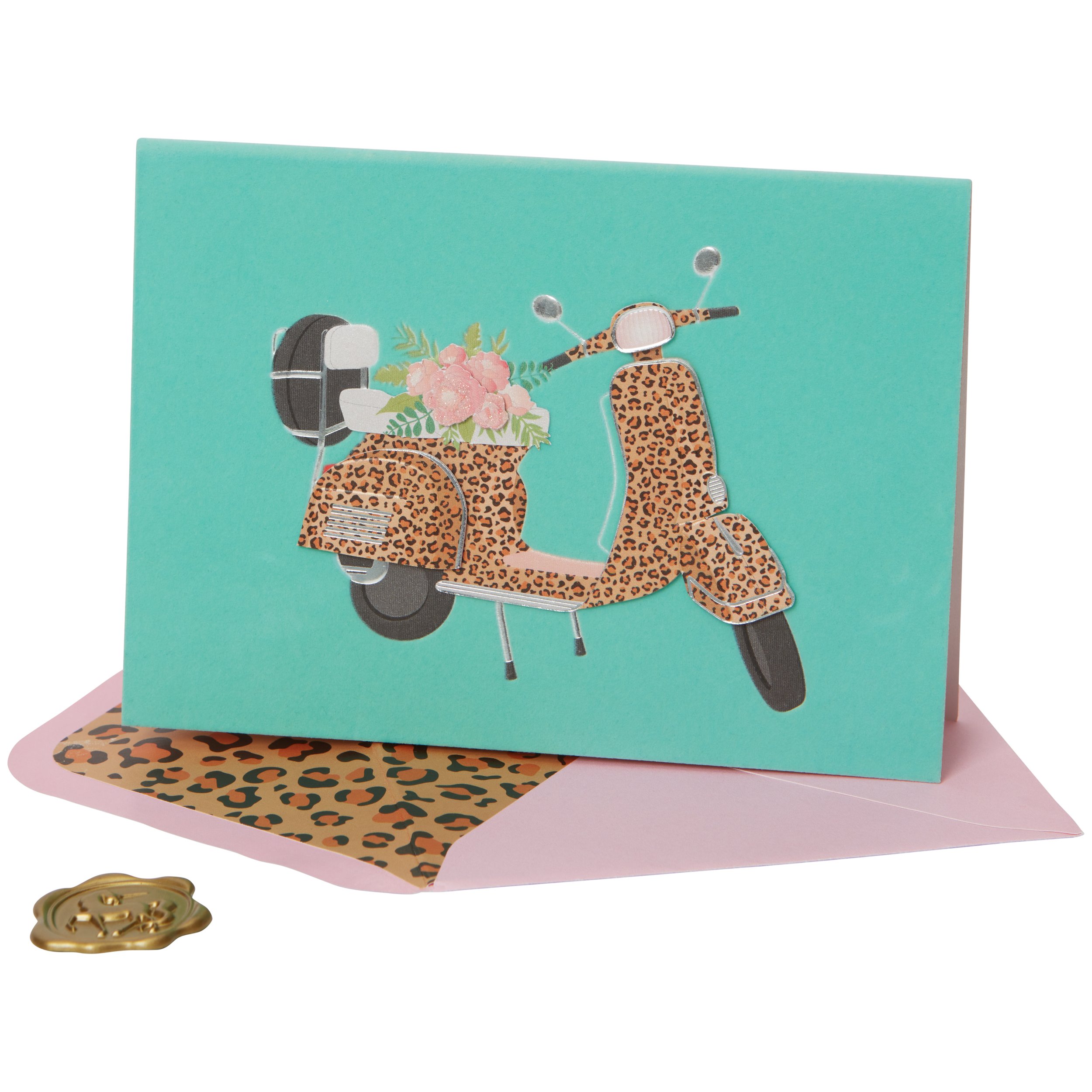Buy Leopard Mules Birthday Card — Larkwood Studio Buy Stationery