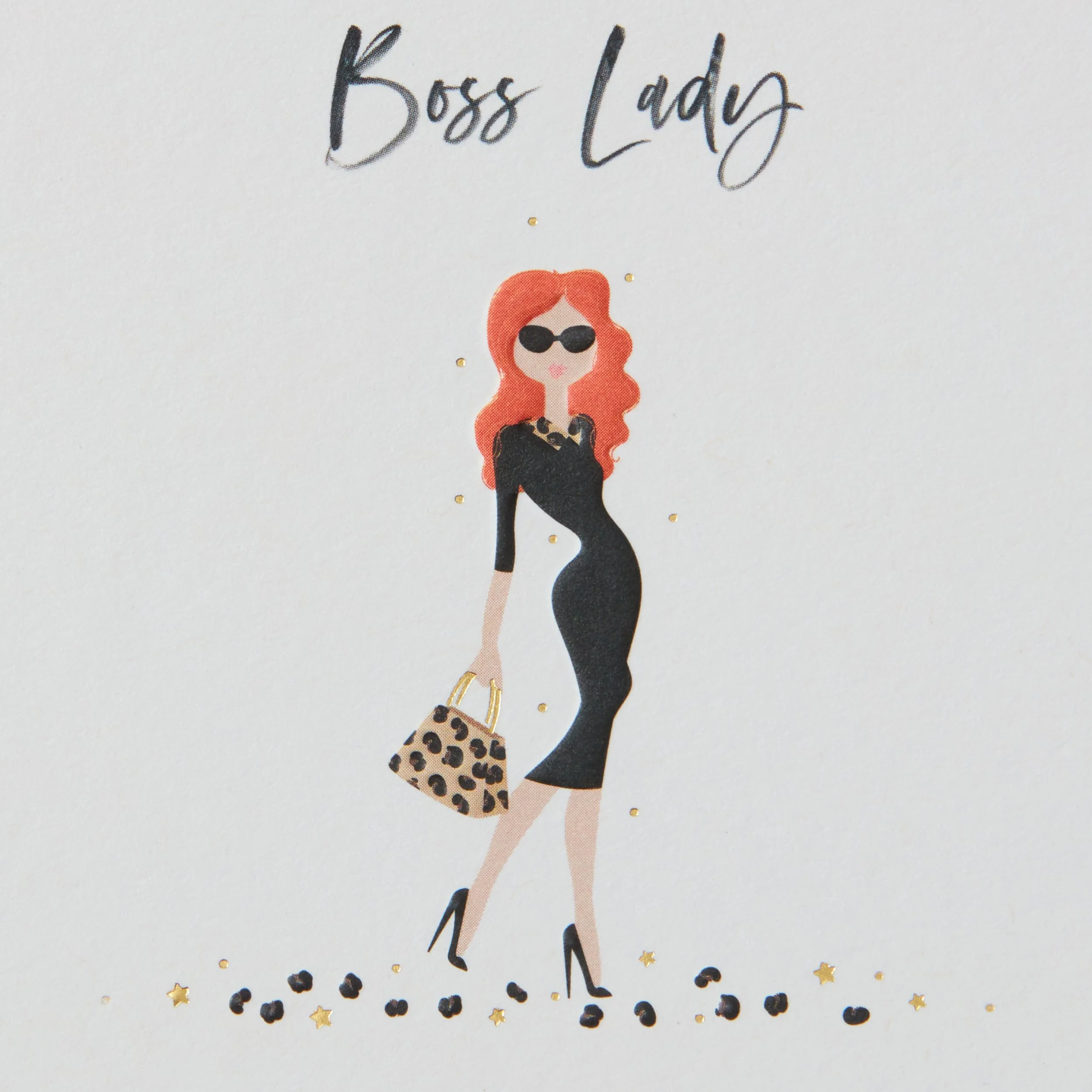Boss Lady Birthday Card — Larkwood Studio Buy Stationery and Greeting