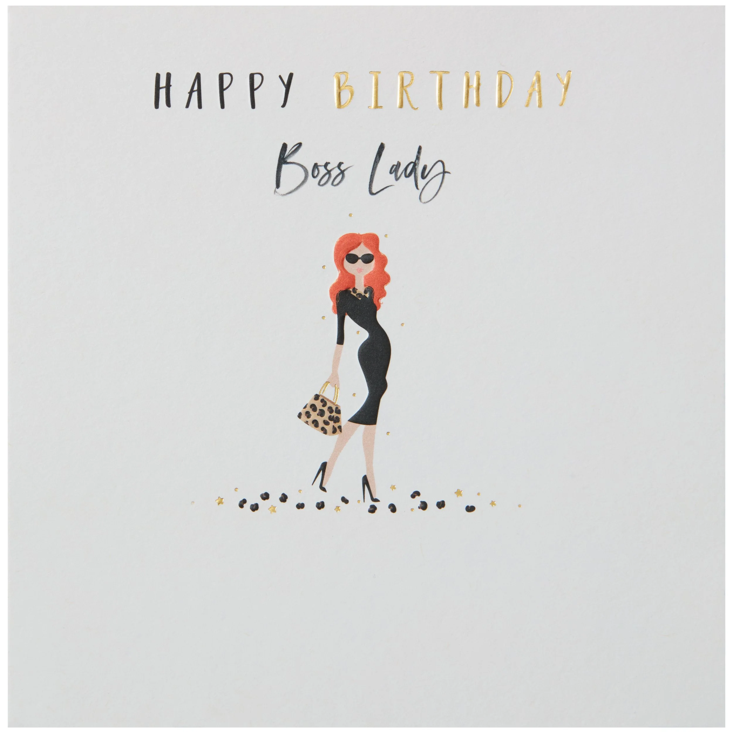 Boss Lady Birthday Card — Larkwood Studio Buy Stationery and Greeting