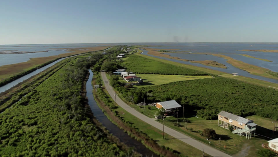  Aerial View of Isle de Jean Charles, Louisiana 