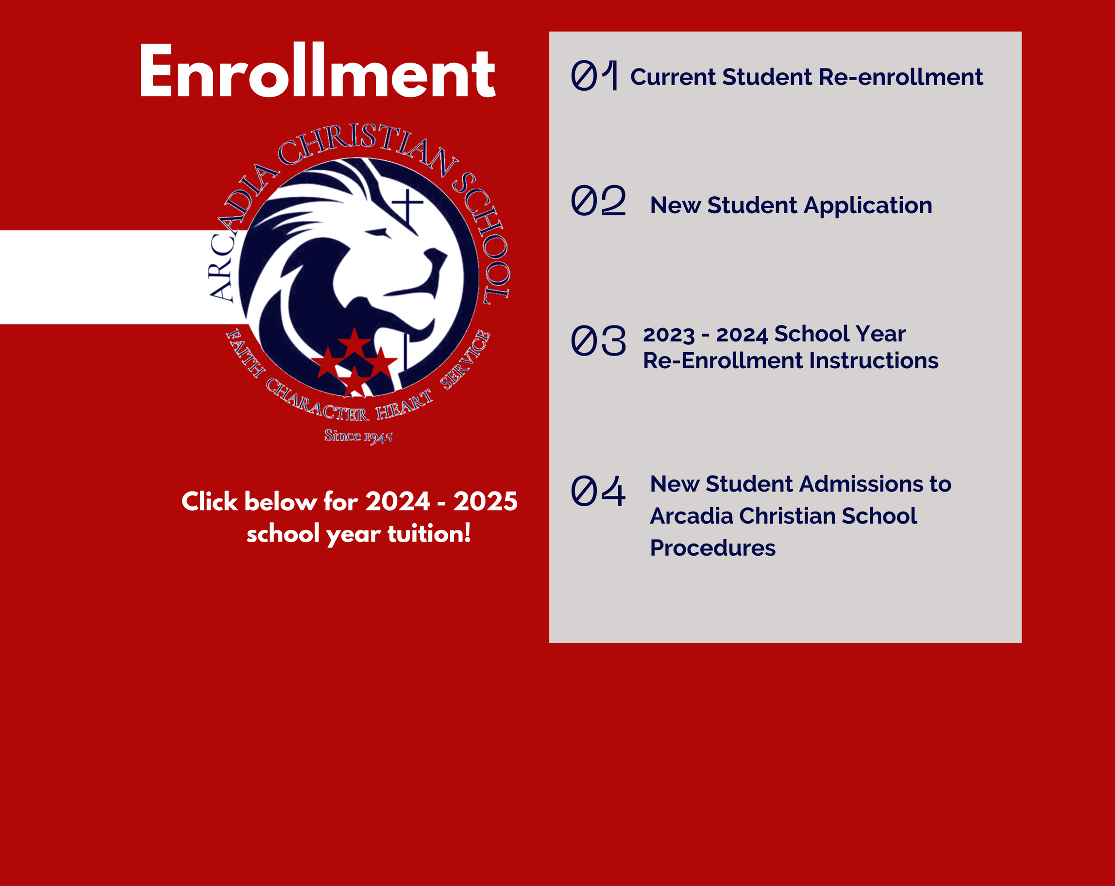 ACS Admissions — Arcadia Christian School