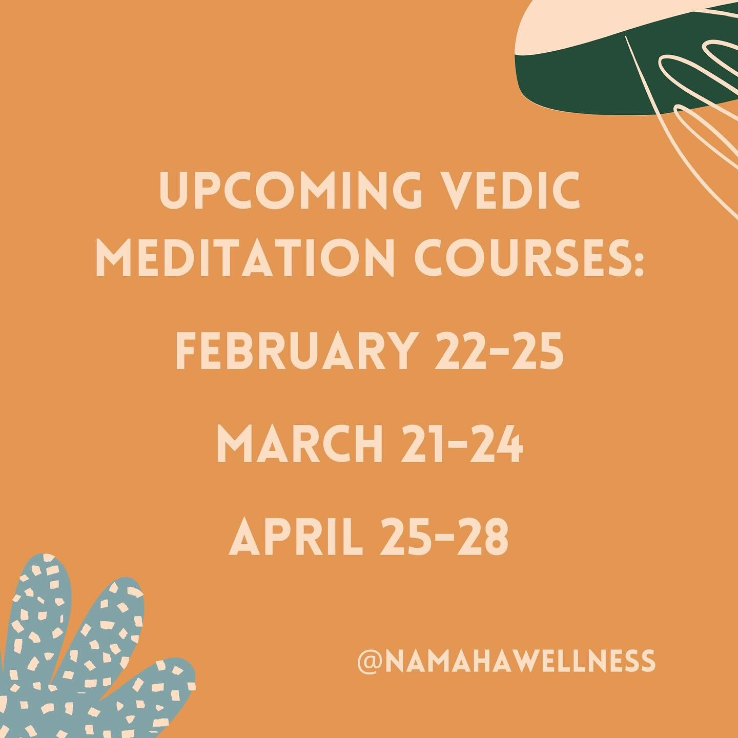 I&rsquo;m back from a month in India and I&rsquo;m excited to start teaching again! 

I learned Vedic Meditation in 2015 because I was tired of feeling stressed and overwhelmed by life. I wanted to feel like myself again. I wanted to improve both my 