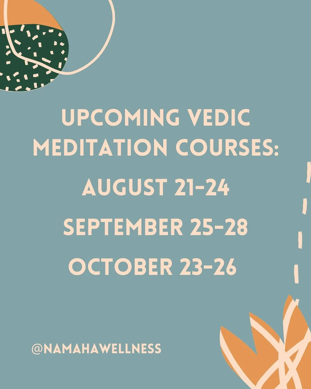 ✨Kind Words from Students + Upcoming Course Dates✨

I teach Intro to Vedic Meditation over 4 consecutive days, in person at my peaceful mountain A-frame, @bouldermeditationcenter. Each session is about 90 minutes. You&rsquo;ll learn a simple techniqu