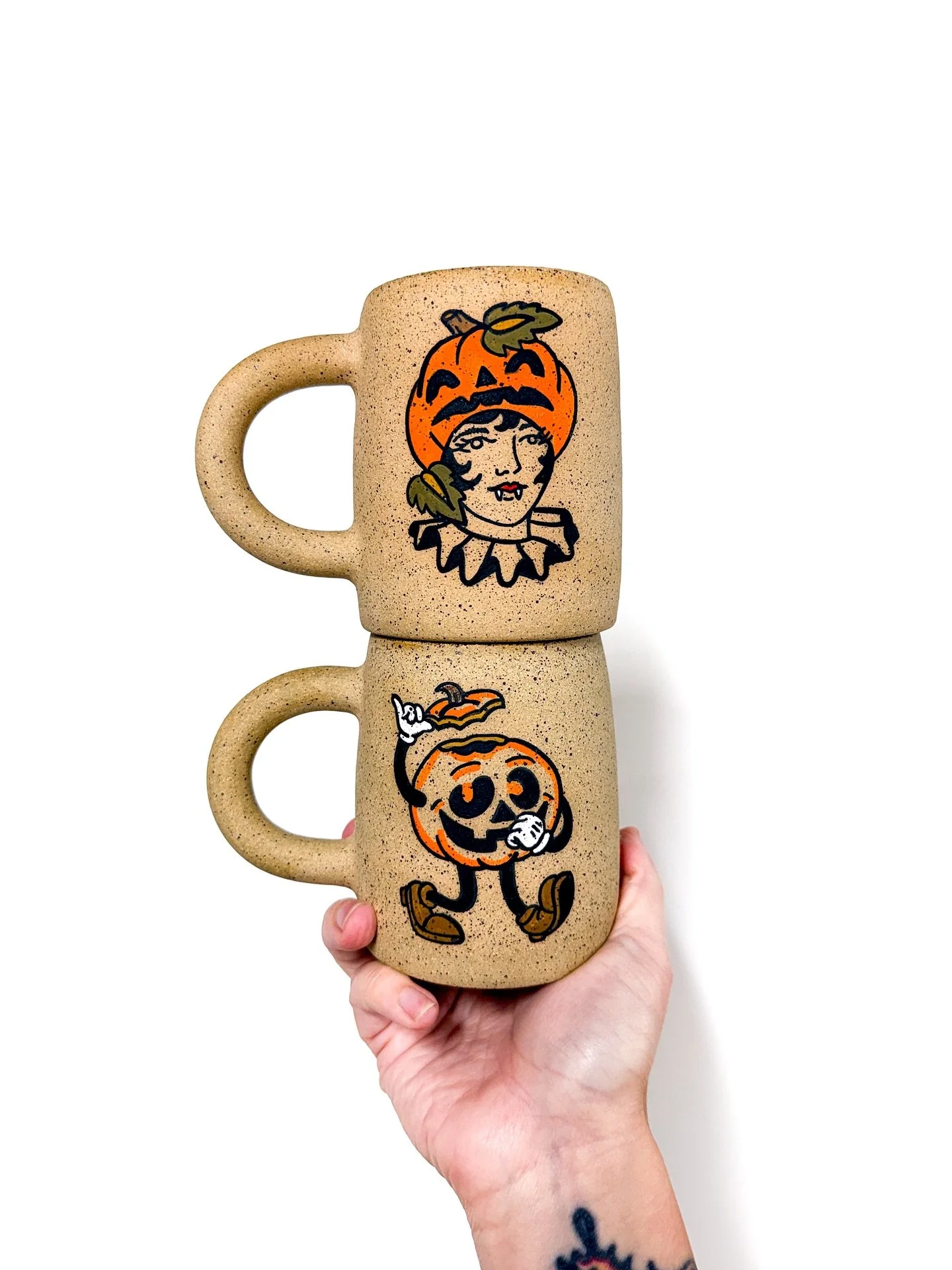 daphne, our halloween showgirl wanted to introduce our new friend - the jolly pumpkin 🎃 both will be available this friday! 

daphne was around last year &amp; she&rsquo;s back with the gang for this years halloween shop. she was a best seller, so i