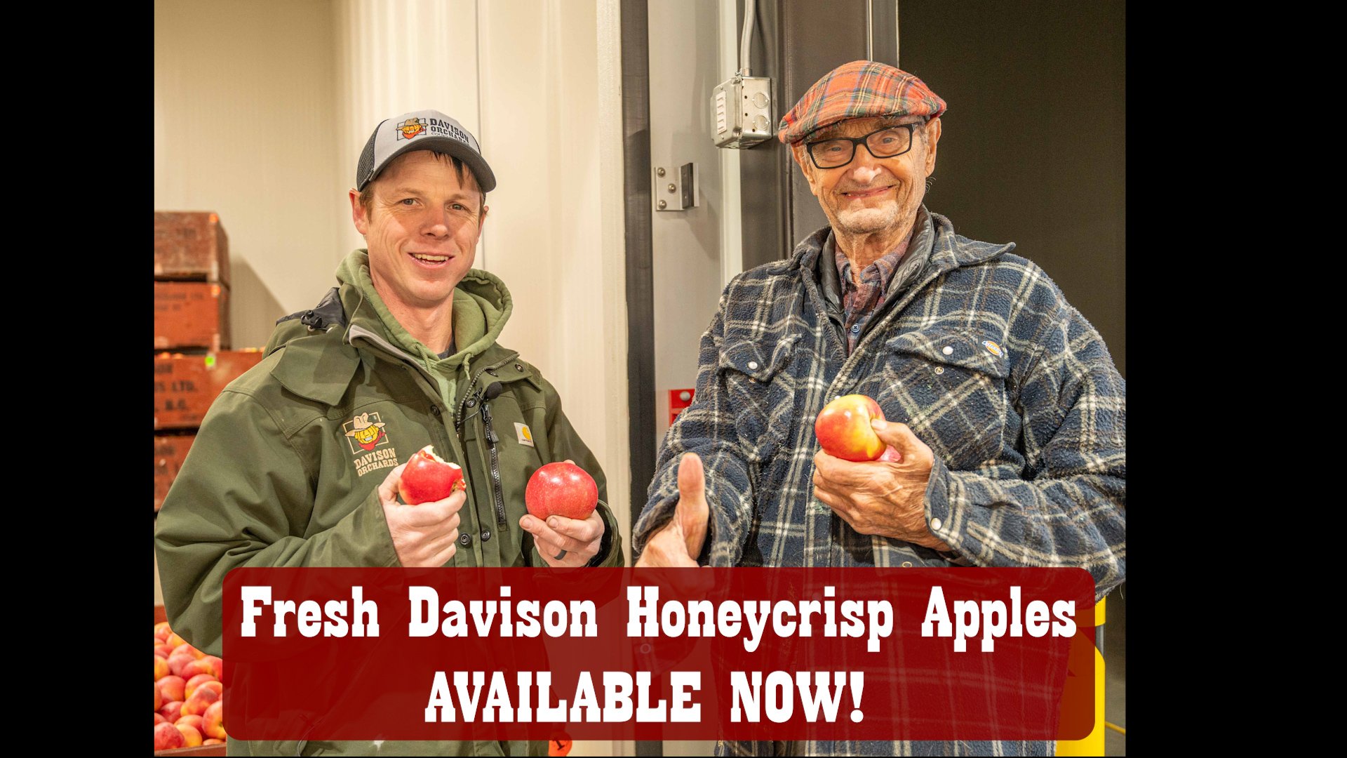 🍎Fresh Davison Honeycrisp Apples available tomorrow!😁

Believe it or not, and for the first time ever, we have Davison Honeycrisp Apples 🍯 on sale from our opening, Wednesday May 1st 📢
We have a new technology in Davison Orchards. It is a Control