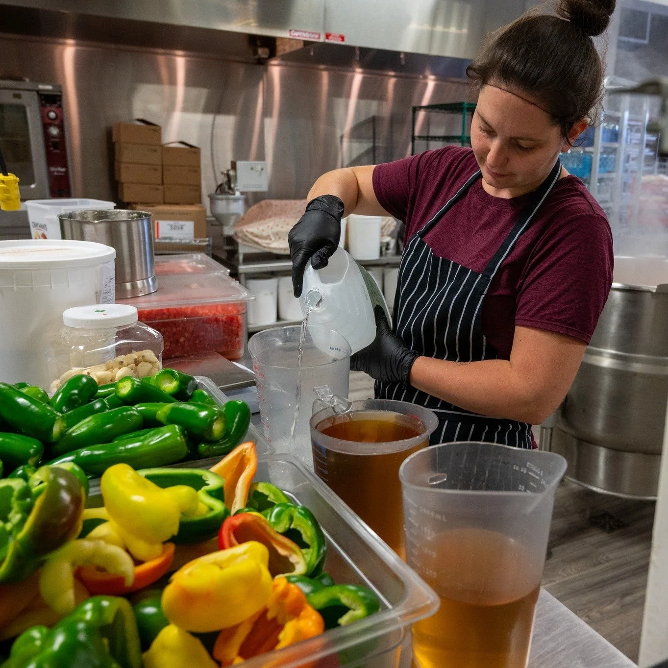 🔥🍅 It&rsquo;s Salsa Day at the Cannery! 🌶️🧅

Months of planting, growing, and harvesting tomatoes, peppers, and onions all come together in one jar, our delicious Okanagan Summer Salsa! 🌞🍅

👏 Big shoutout to the amazing ladies of our Cannery t