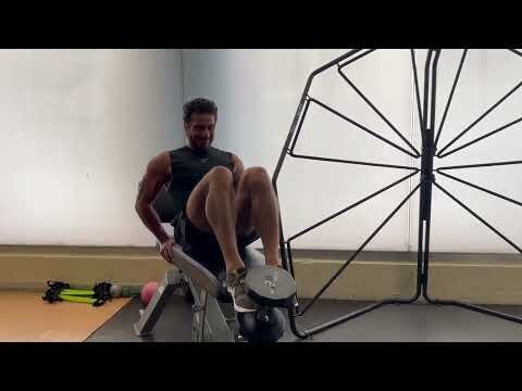 Dorsiflexión con mancuerna