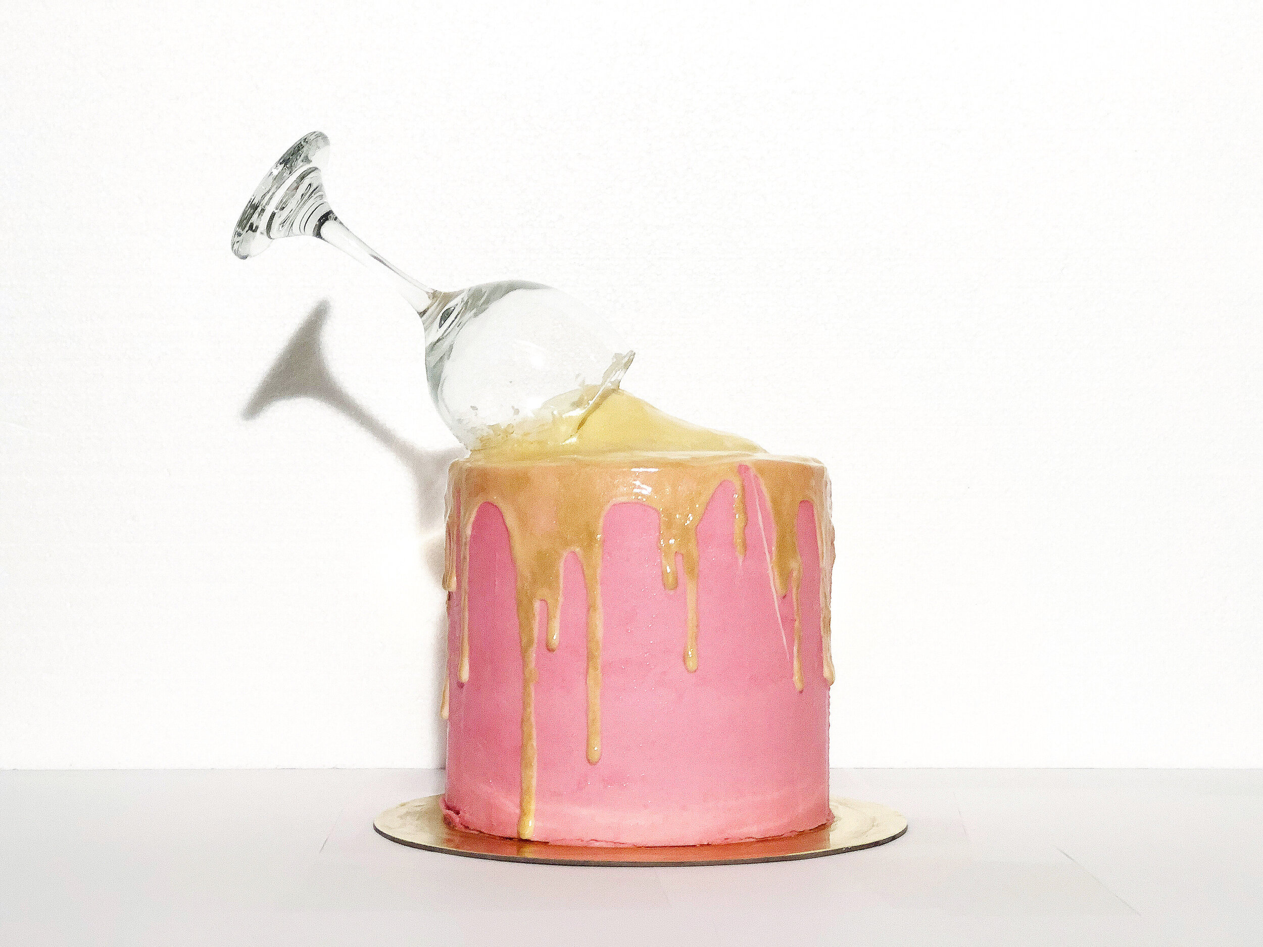 New Year's Cake with Champagne Buttercream