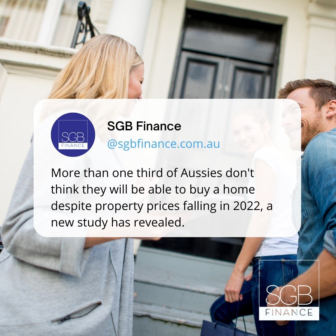 Wow! The importance of finding a good mortgage broker who can work with you, and your situation is the key! 🔑

37% of Australians say they don't think they will  be able to afford to buy a home, marking an increase on the 23% of Aussies who said the