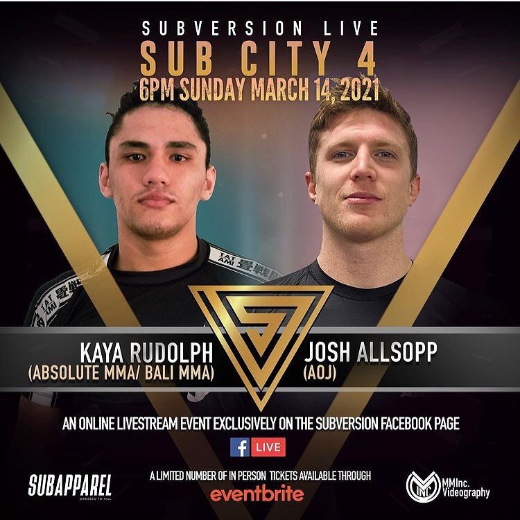 Looking forward to watching this @joshbjj matchup tonight.💥💥💥

Go check out @subversion_jiujitsu to watch from 6pm.