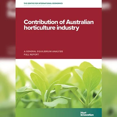 Contribution of Australian horticulture industry
