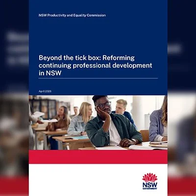 Beyond the tick box: Reforming continuing professional development in NSW