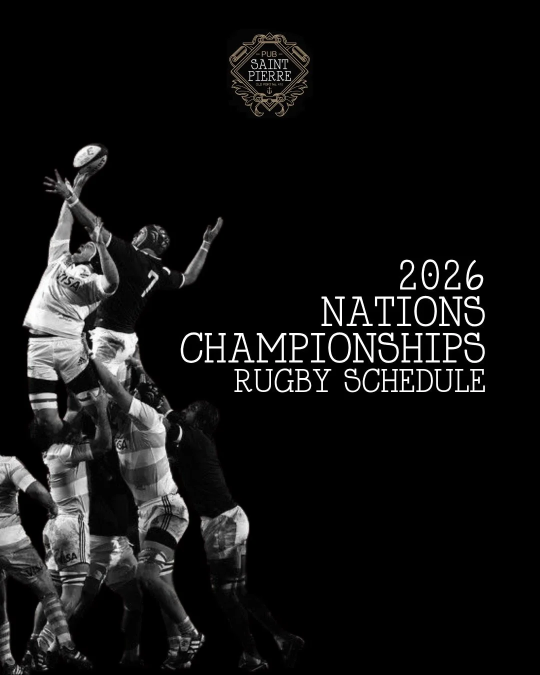 Le Nations Championship bat son plein, et on vous attend au pub pour suivre l&rsquo;action avec nous. Consultez l&rsquo;horaire, choisissez vos matchs et pr&eacute;parez-vous pour de grandes journ&eacute;es de rugby, une pinte &agrave; la main. 🏉🍻
