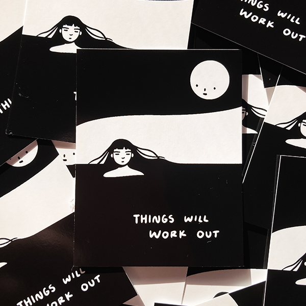 Things Will Work Out Sticker By Iris Running Thunder.png