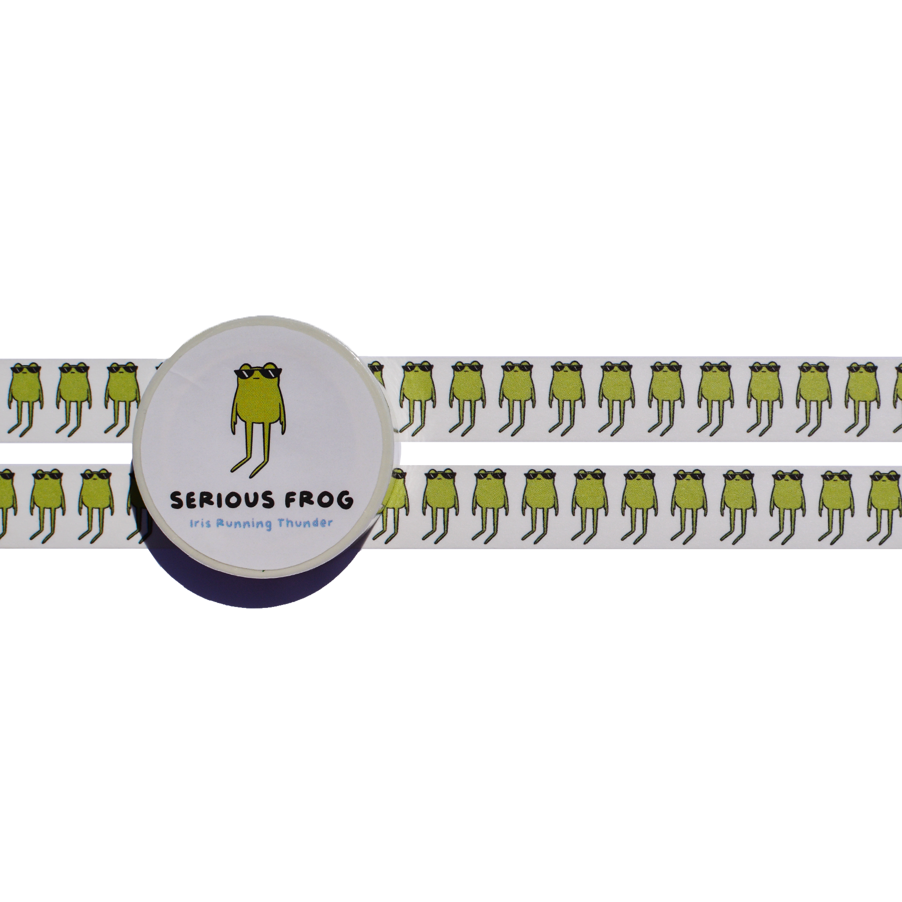 Serious Frog Washi Tape By Iris Running Thunder.png