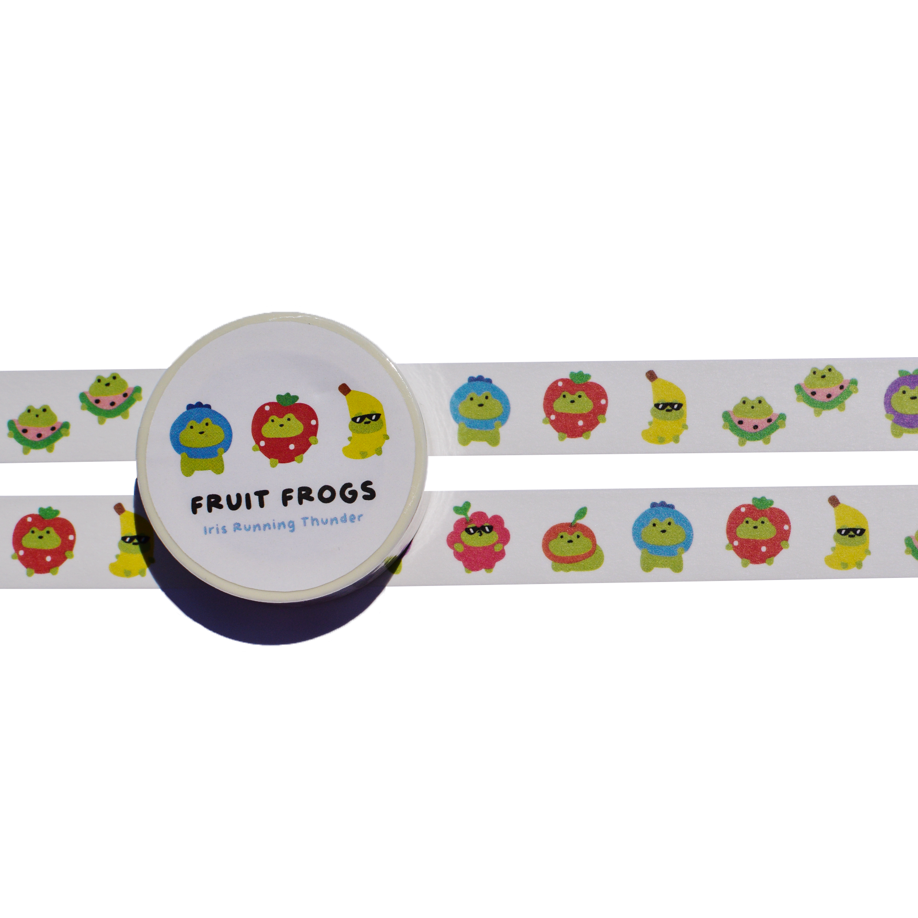Fruit Frogs Washi Tape By Iris Running Thunder.png