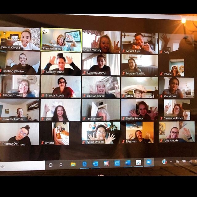 Quick - can you spot your teacher or therapist! Zoom meetings have been a mainstay around here. So glad we can connect! Have you used Zoom to connect with friends and family?!
-
#zoom #zoommeeting #zoomlife 
#physicaltherapy #speechtherapy #occupatio