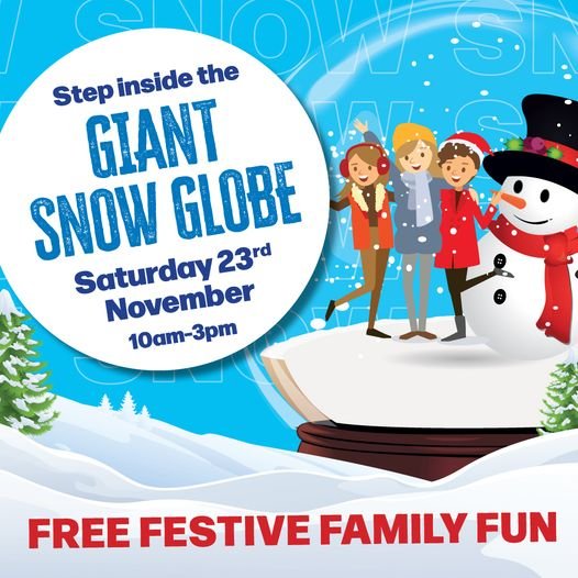 ❄️ Step Into the Magic with Riverside&rsquo;s Giant Snow Globe! ❄️

Get ready for a winter wonderland adventure! Join Riverside on Saturday, 23rd November, from 10am to 3pm, and experience the magic of Riverside&rsquo;s Giant Snow Globe!

🌨️ Jump in