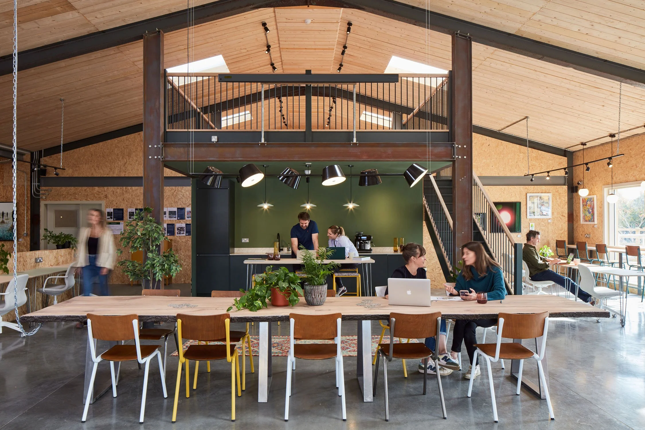 Lifework co-working space communal table