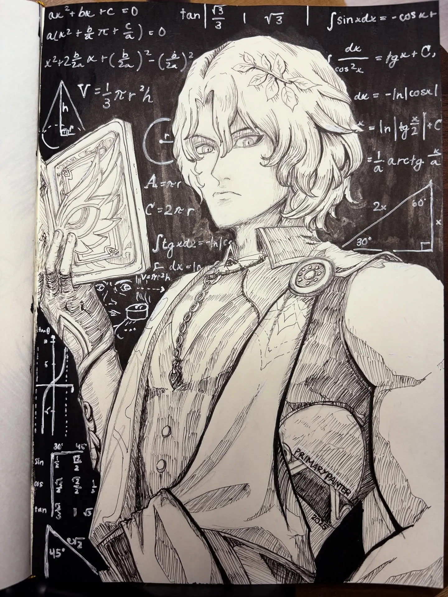 Inktober Day 5: Massive

HSR Dr. Ratio has massive musc&mdash; MIND HE&rsquo;S A BRILLIANT SCHOLAR

Please enjoy the linework, mathematics, and memes 💁🏻&zwj;♀️✨

#traditionalart #inkart #honkaistarrailart #blackandwhite