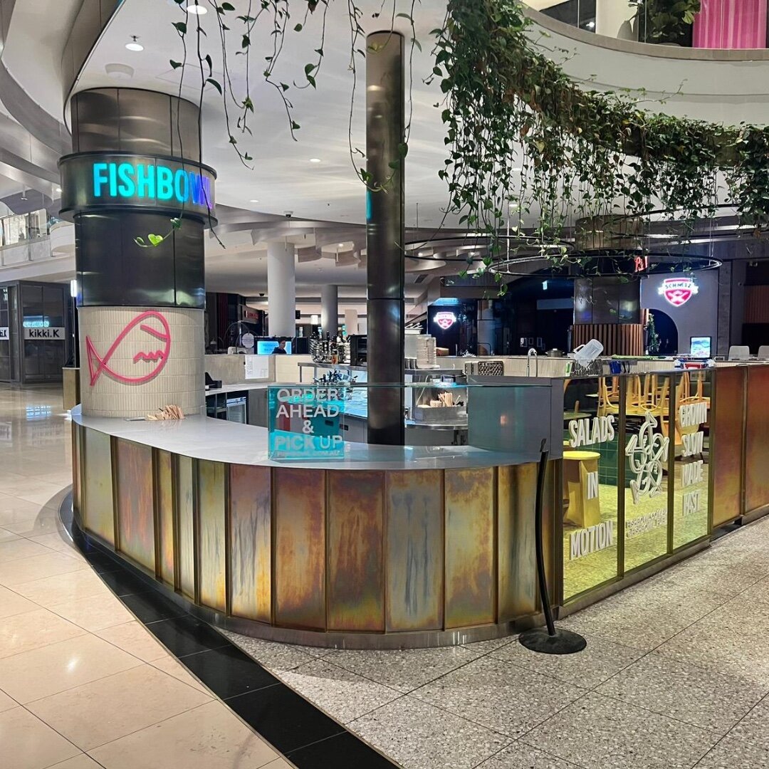 FISHBOWL | Chadstone, VIC

Feeling fishy? Come check out our new hospitality fitout at Chadstone Shopping Centre for @fishbowl_fuel 🐠

Client: @fishbowl_fuel 
Design: Telegraph RD.
Build: TwentyThree Projects 

 #FreshFood #FishbowlChadstone #Fish #