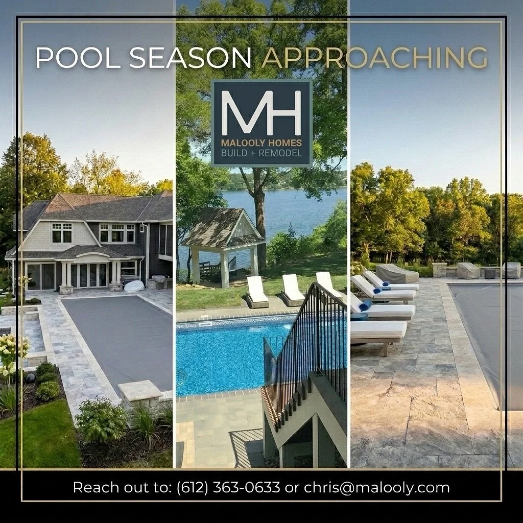Pool season is closer than you think&hellip; is your backyard ready? ☀️

At Malooly Homes, we don&rsquo;t just build pools, we create outdoor spaces designed for gathering, relaxing, and making the most of Minnesota summers. From custom patios and po