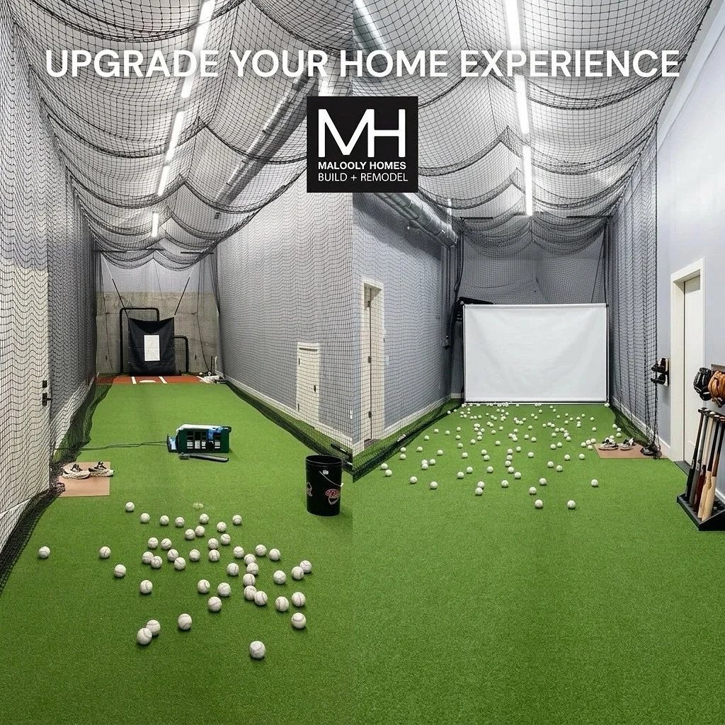 Train like you mean it&hellip; without ever leaving home ⚾️

This is a fully integrated training space designed for year-round use, built right into your home.

From baseball to golf, additions like this are becoming one of the most requested feature