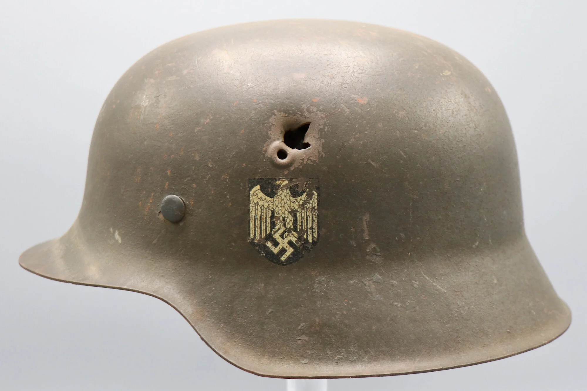 WWⅡドイツ軍/M42 helmet【実物】 Amazon.com: German WWII M42 Steel Helmet- Stahlhelm 42 WW2