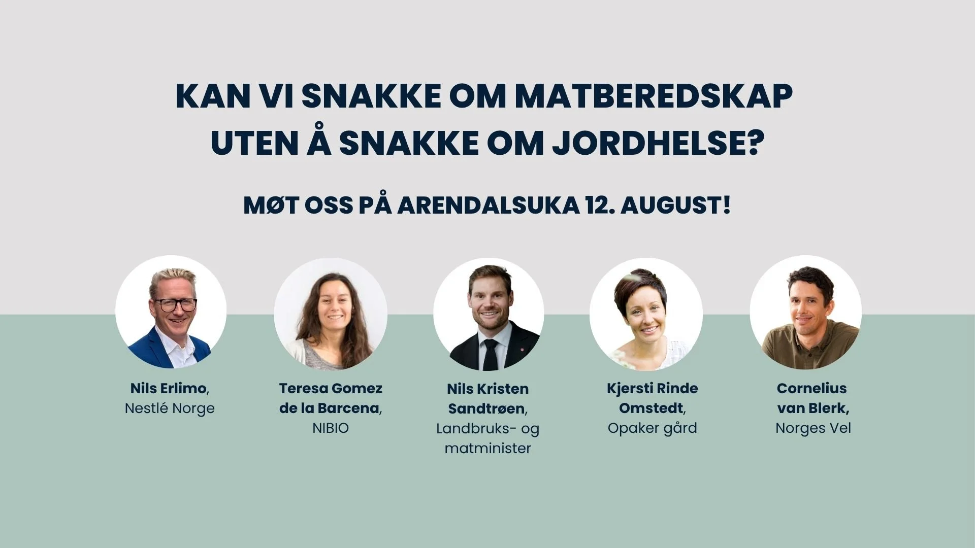 Matberedskap starter med god jordhelse