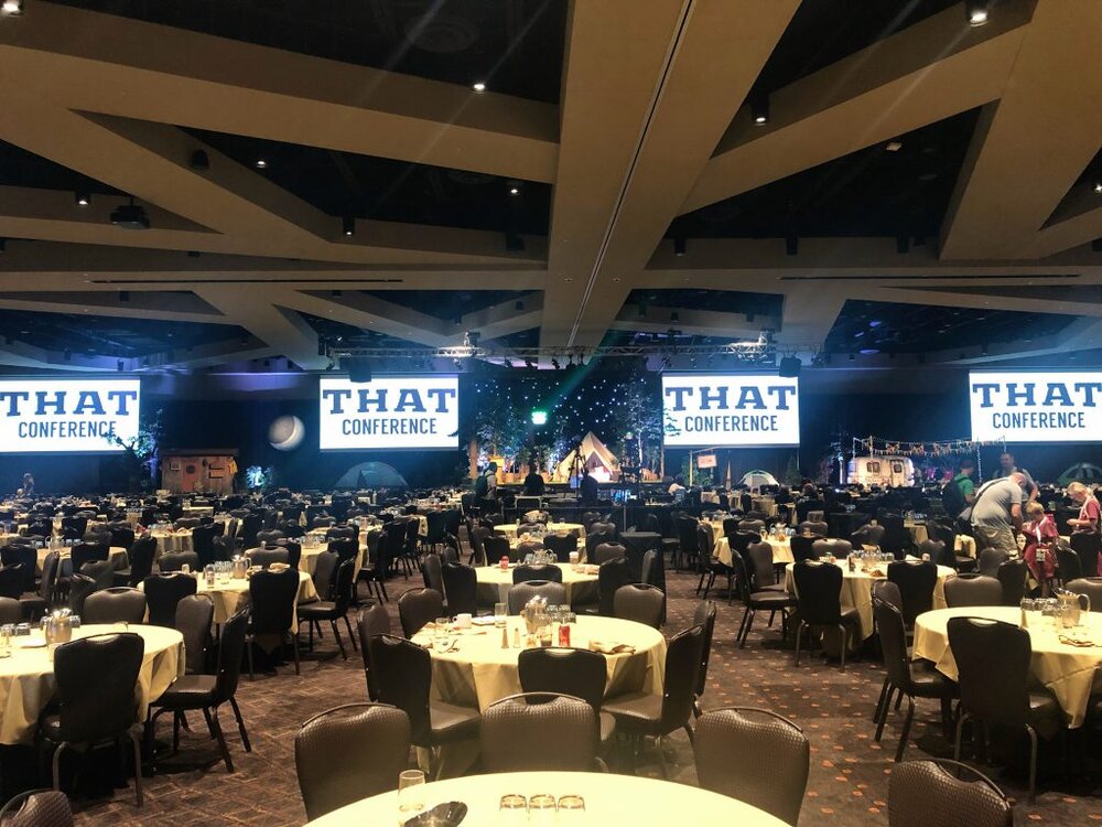 THAT Conference held in the new 52,000 square foot ballroom