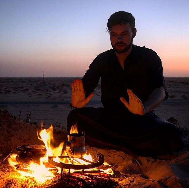 A traditional Algerian breakfast on the sand dunes of the Sahara, against the backdrop of yet another mystical desert sunrise. ⁣
⁣
My latest video, now on my YouTube channel (link in Instagram profile bio).⁣⁣
⁣⁣
📸 @rostom.djelmami
