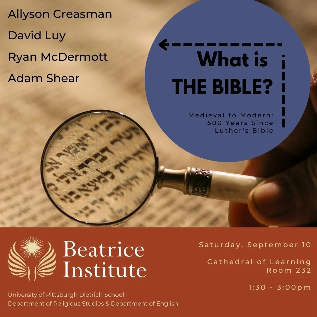 What is the Bible? Medieval to Modern: 500 Years Since Luther's Bible