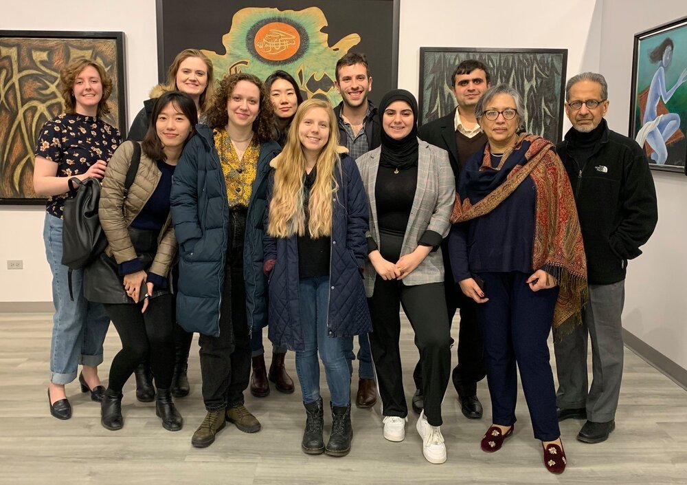 Department of the History of Art, University of Michigan students- Curatorial Seminar on the History of Collecting and Exhibiting South Asian art. 