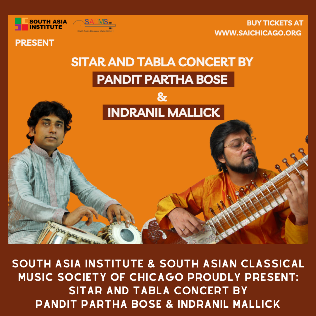  Sitar and Tabla Concert By Pandit Partha Bose &amp; Indranil Mallick