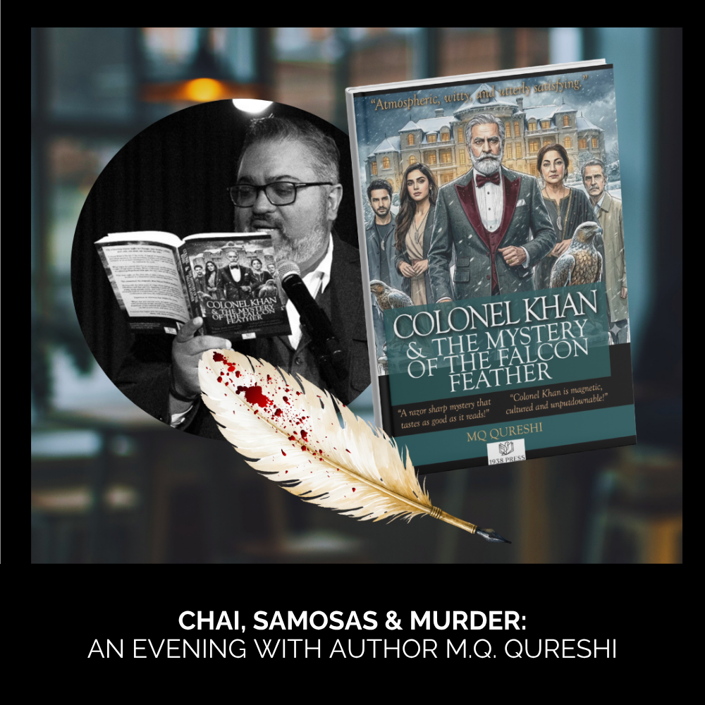 CHAI, SAMOSAS  &amp; MURDER: An Evening with Author M.Q. Qureshi